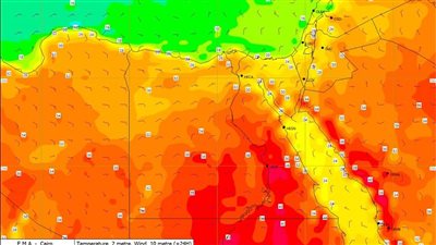 الأرصاد الجوية: غدا طقس حار على أغلب المحافظات.. والقاهرة تسجل 33 درجة