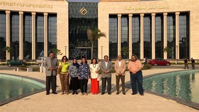 جامعة مصر للمعلوماتية تستقبل أول عميدة هندسة مصرية بكندا