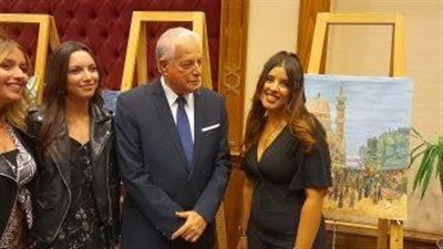 محافظ جنوب سيناء يفتتح الدورة الرابعة لبينالي شرم الشيخ الدولي للفنون