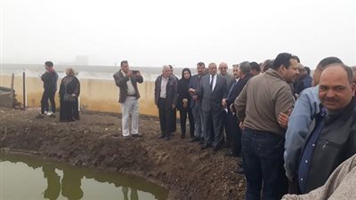 وكيل تعليم الدقهلية يفتتح اول مزرعة سمكية بمدرسة المنزلة الزراعية 