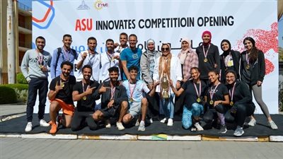 فعاليات الماراثون الأول لمركز الابتكار وريادة الأعمال بجامعة عين شمس 