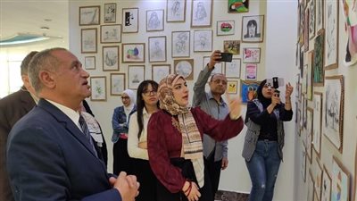 ناصر شعبان يشهد معرض ختام الأنشطة ودعم المواهب بمدرسة جلوري انترناشونال