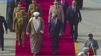 السيسي وسلطان عمان يعربان عن ارتياحهما لزيادة معدلات النمو التجاري بين البلدين