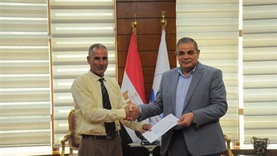 مدير عام محو امية الكبار يشكر رئيس جامعة كفر الشيخ