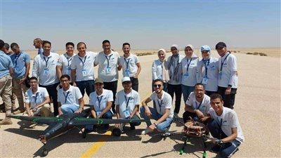 جامعة أسيوط تحصد المركز الثالث في التصفيات النهائية لمسابقة UAV الدولية.. وجائزة أفضل اختراع وتصميم Drone