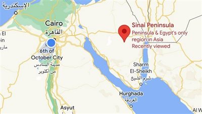 هل حذفت جوجل سيناء من خرائطها ؟