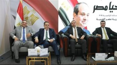 الحملة الرسمية للسيسى تستقبل وفدا من نقابة العاملين بالتعليم والبحث العلمى