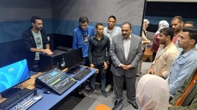 نائب رئيس جامعة بنها يتفقد عدد من المراكز والوحدات التعليمية