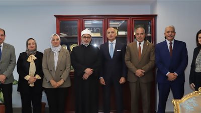  بالصور..رئيس جامعة عين شمس يستقبل رئيس جامعة الأزهر
