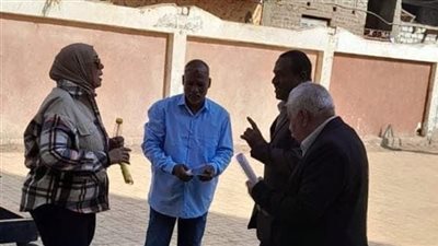 تغيير خط مياه مدرسة الشهيد أحمد محمود في قنا بسبب التسريب