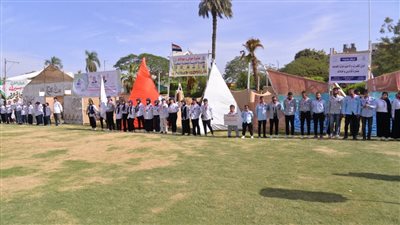 جامعة أسيوط تشهد وقائع افتتاح الدورة الكشفية (٤٢) والإرشادية (٢٨)