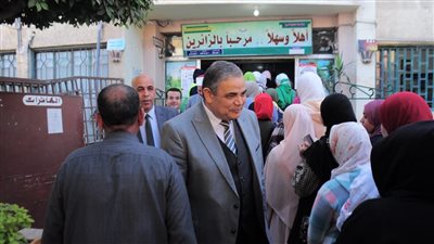 طلاب جامعة كفر الشيخ يشاركون فى الانتخابات الرئاسية 