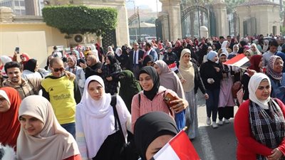 جامعة القاهرة تشارك بقوة في اليوم الثاني من الانتخابات الرئاسية 