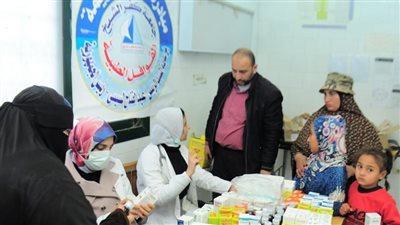 جامعة كفر الشيخ تطلق قافلة طبية لقرية الروضة