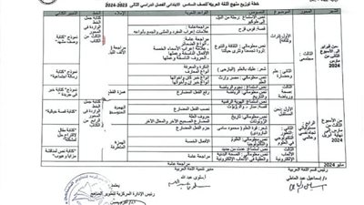 أخبار التعليم.. توزيع منهج اللغة العربية لطلاب الصف السادس الابتدائي 