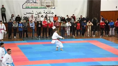 بطولة الكاراتيه تنطلق ضمن ألعاب دورة الجامعات المصرية بجامعة عين شمس