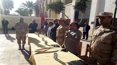 تعليم مطروح | وكيل أول الوزارة والمستشار العسكري للمحافظة يتفقدان عدد من المدارس العسكرية