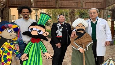 أخبار الجامعات | طلاب كلية التربية الفنية جامعة حلوان يقيمون معرضًا بعنوان أهلًا رمضان