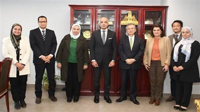 أخبار الجامعات | رئيس جامعة عين شمس يستقبل السفير الياباني بالقاهرة