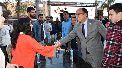 أسرة من أجل مصر تنظم حفل إفطار جماعي في جامعة حلوان 