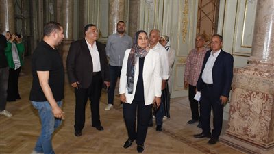 أخبار الجامعات..نائب رئيس جامعة عين شمس تتفقد اعمال التطوير بقصر الزعفران