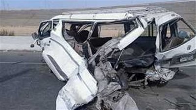 أخبار الحوادث|بالأسماء.. إصابة 16 شخص اثر حادث انقلاب ميكروباص في الفيوم
