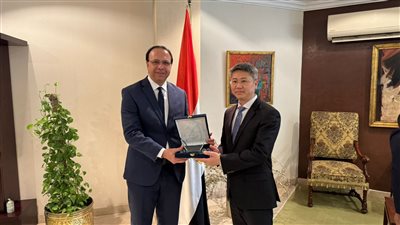 الماوردي يبحث مع نائب مدير معرض الصين الدولي للاستيراد تعزيز التعاون في مجال المعارض