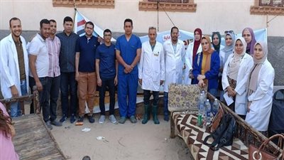 أخبار الجامعات | 600 حالة حصاد قافلة كلية الطب البيطري جامعة سوهاج بقرية الصلعا