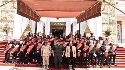 أخبار الجامعات | الأكاديمية العسكرية المصرية تستضيف طلاب جامعة حلوان لتنمية انتمائهم ووعيهم الوطني