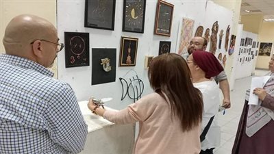 ٥٥٠ عمل فني يشاركون في مسابقة المعرض العام للفنون التشكيلية والأسرية في جامعة حلوان