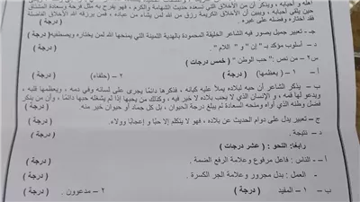 رسميًا.. ننشر إجابات وتوزيع درجات اللغة العربية في امتحانات الشهادة الإعدادية 2024 بالقاهرة