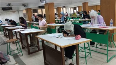 658 طالبًا في ثالث أيام اختبارات القدرات بـ كلية الفنون التطبيقية بحلوان 