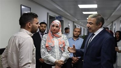 نائب وزير التعليم العالي يتفقد العمل بالمدينة العلمية لمعهد 