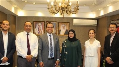 وفد جامعة حلوان يعزز التعاون الأكاديمي في زيارة هامة للملحقية الثقافية للبحرين