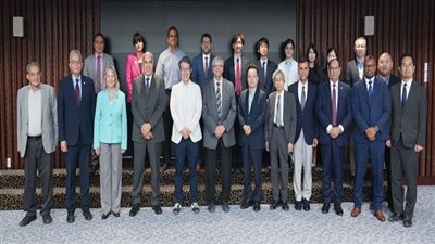 وفد جامعة كيوشو في زيارة الجامعة المصرية اليابانية لتعميق التعاون الأكاديمي والبحثي
