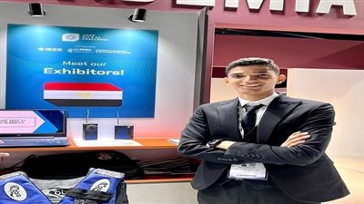 طالب من جامعة حلوان يفوز في مسابقة عربية بمشروع 