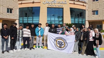 طلاب جامعة جنوب الوادي الأهلية في زيارة إنسانية لمستشفى شفاء الأورمان بالأقصر