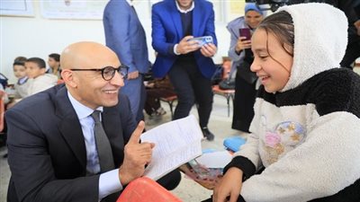 وزير التربية والتعليم يتفقد مدارس الغربية ويشيد بانضباط الدراسة وارتفاع نسبة حضور الطلاب