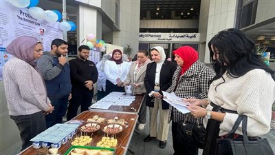 جامعة عين شمس تنظم ملتقى التوعية الصحية تحت شعار تناول الطعام بشكل جيد