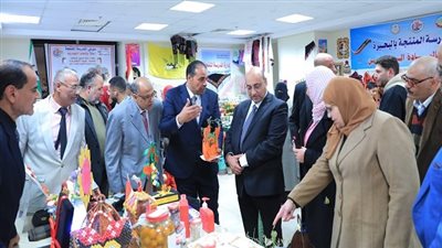 افتتاح معرض منتجات طلاب المدارس تحت رعاية وزير التربية والتعليم..إبداع وتميز