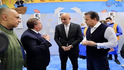 وزيرا التربية والتعليم والصحة يتفقدان مبادرة عيون أطفالنا مستقبلنا بالغربية