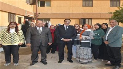 رئيس جامعة القاهرة يفتتح أعمال تطوير المبنى الثالث بمدينة رعاية الطالبات ببولاق الدكرور
