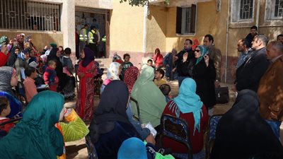 جامعة المنيا تنظم قافلة متكاملة بقرية دهروط بمغاغة