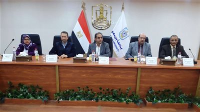 رئيس جامعة بورسعيد يفتتح اللقاء المجتمعى بين كلية العلاج الطبيعى وسوق العمل