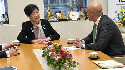 وزير التربية والتعليم يبحث مع المجلس التعليمي لمحافظة طوكيو نظام الترقي وتدريب المعلمين