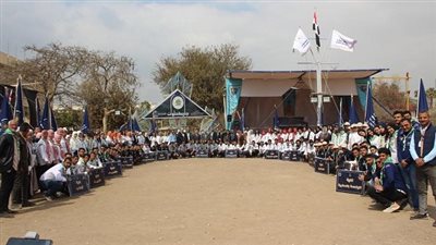 جامعة حلوان تحتفل باليوبيل الذهبي بمهرجان كشفي وإرشادي متميز