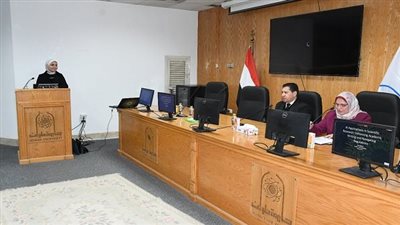 جامعة حلوان تنظم ورشة متخصصة حول البحث العلمي بالذكاء الاصطناعي