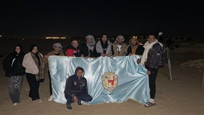 جامعة سوهاج تنظم رحلة استكشافية لرصد اصطفاف المشتري والمريخ