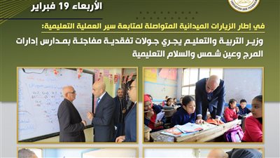 التقرير الأسبوعي لوزارة التربية والتعليم والتعليم السبت ٨ مارس – الجمعة ١٤ مارس ٢٠٢٥