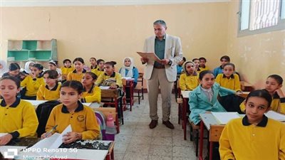 رسالة هامة من مدير تعليم الجيزة أثناء متابعة امتحانات المواد غير المضافة